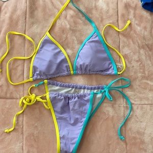Colorful bathing suit